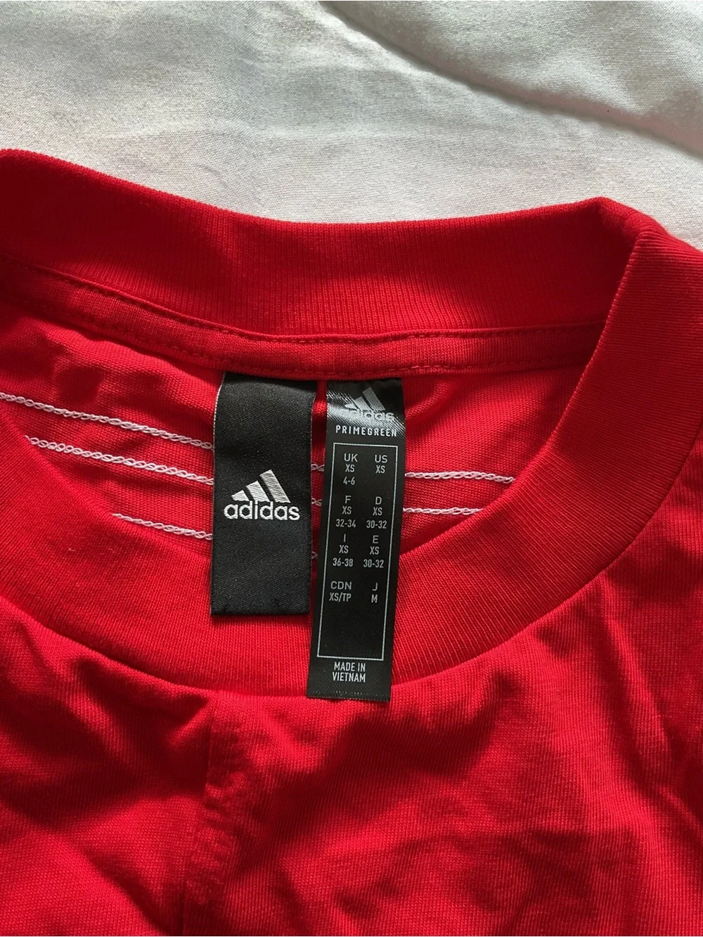 adidas Men’s Red Short Sleeve Crew Tee